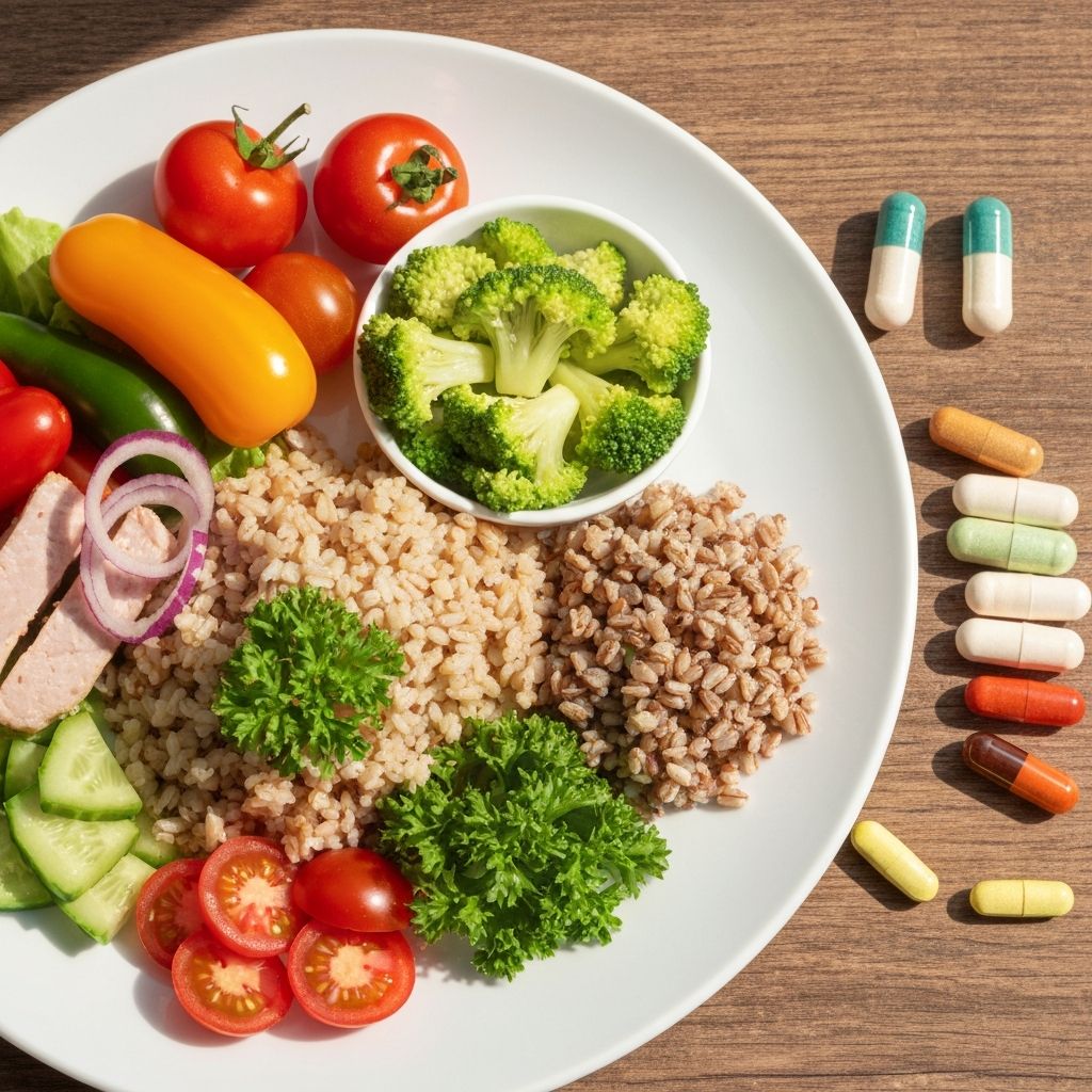 Balanced nutrition with natural supplements