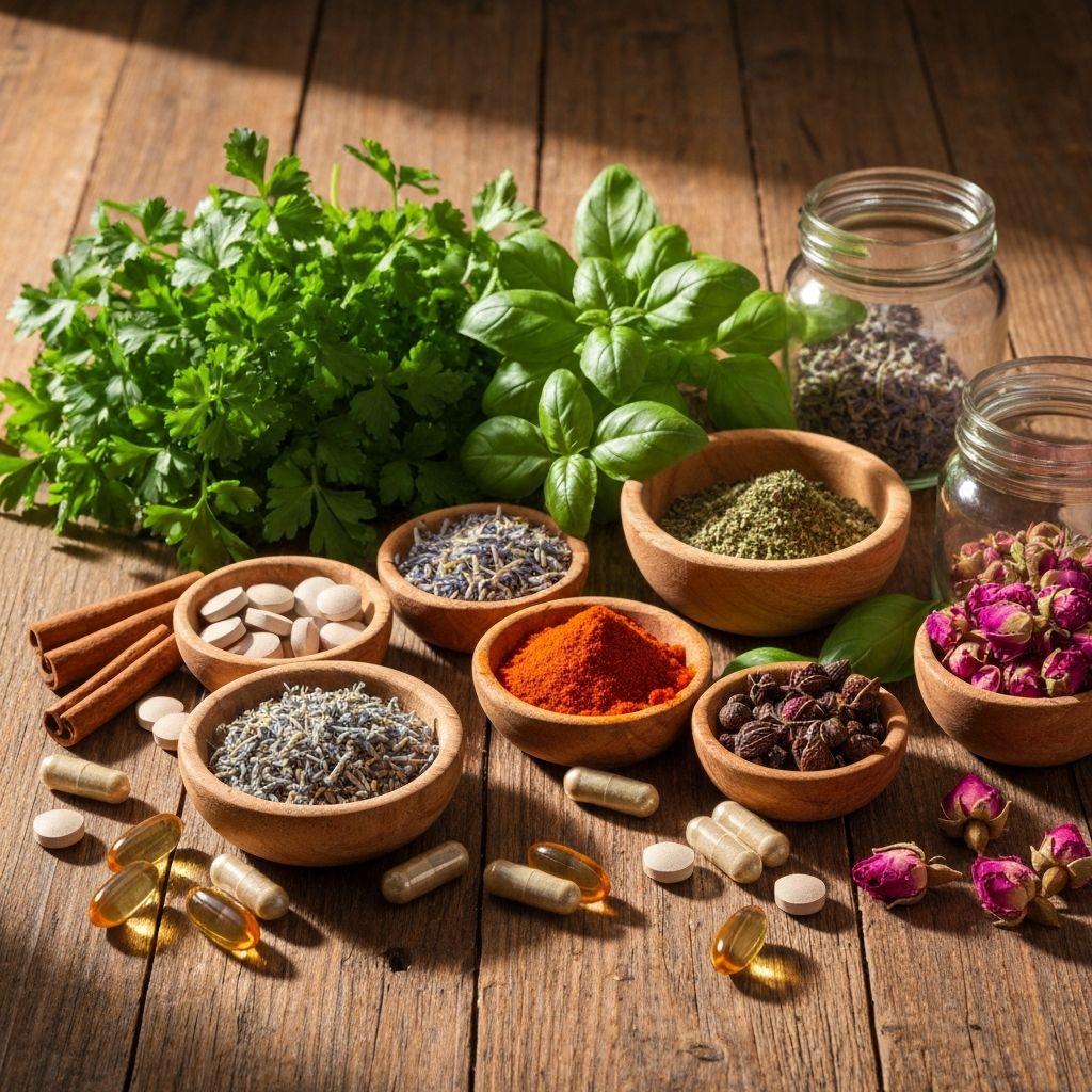 Natural ingredients used in lifestyle supplements